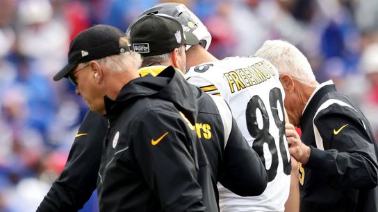 Freiermuth, Wallace sustain concussions, plus exits for Ogunjobi, Sutton taken in Orchard Park, N.Y. (Steelers)